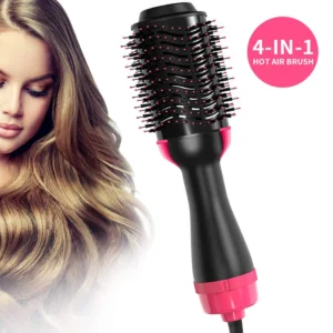 مجفف شعر الهواء الساخن فرشاة الطراز و Volumizer الشعر فرد بكرة الشعر مشط الأسطوانة الكهربائية أيون ضربة مجفف فرشاة 1