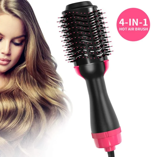 مجفف شعر الهواء الساخن فرشاة الطراز و Volumizer الشعر فرد بكرة الشعر مشط الأسطوانة الكهربائية أيون ضربة مجفف فرشاة 1